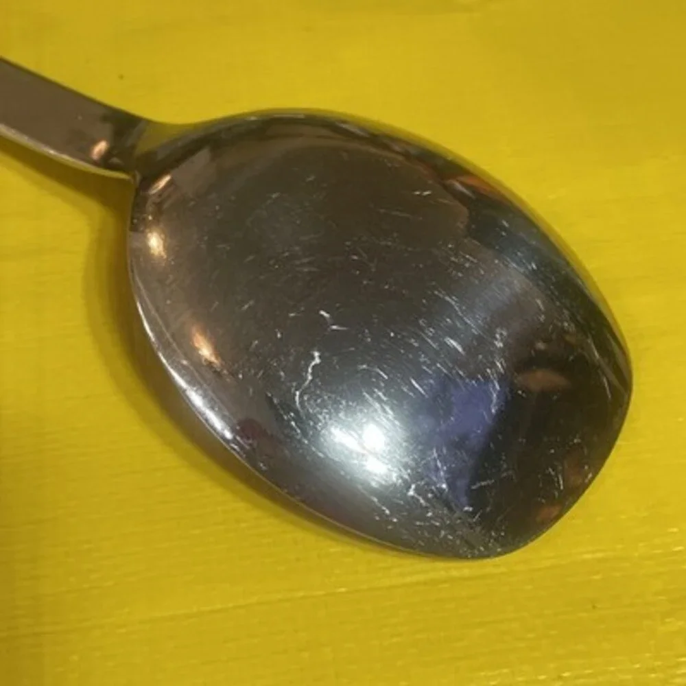 Williams-Sonoma 18/10 Stainless Steel Solid Serving Spoon Cutout Hanging Handle